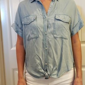 Thread & Supply chambray top size Medium